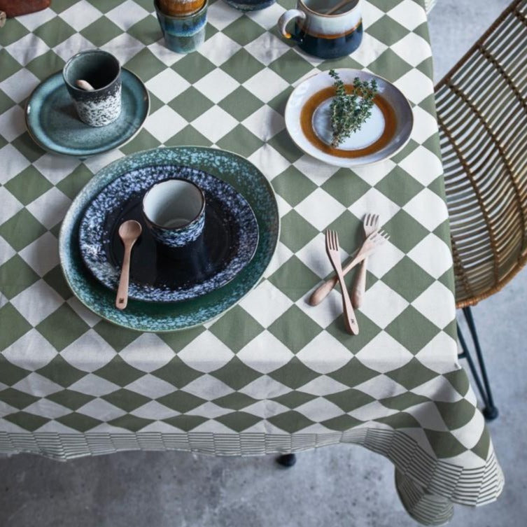 Traditional Dutch table cloth - green - Image 2