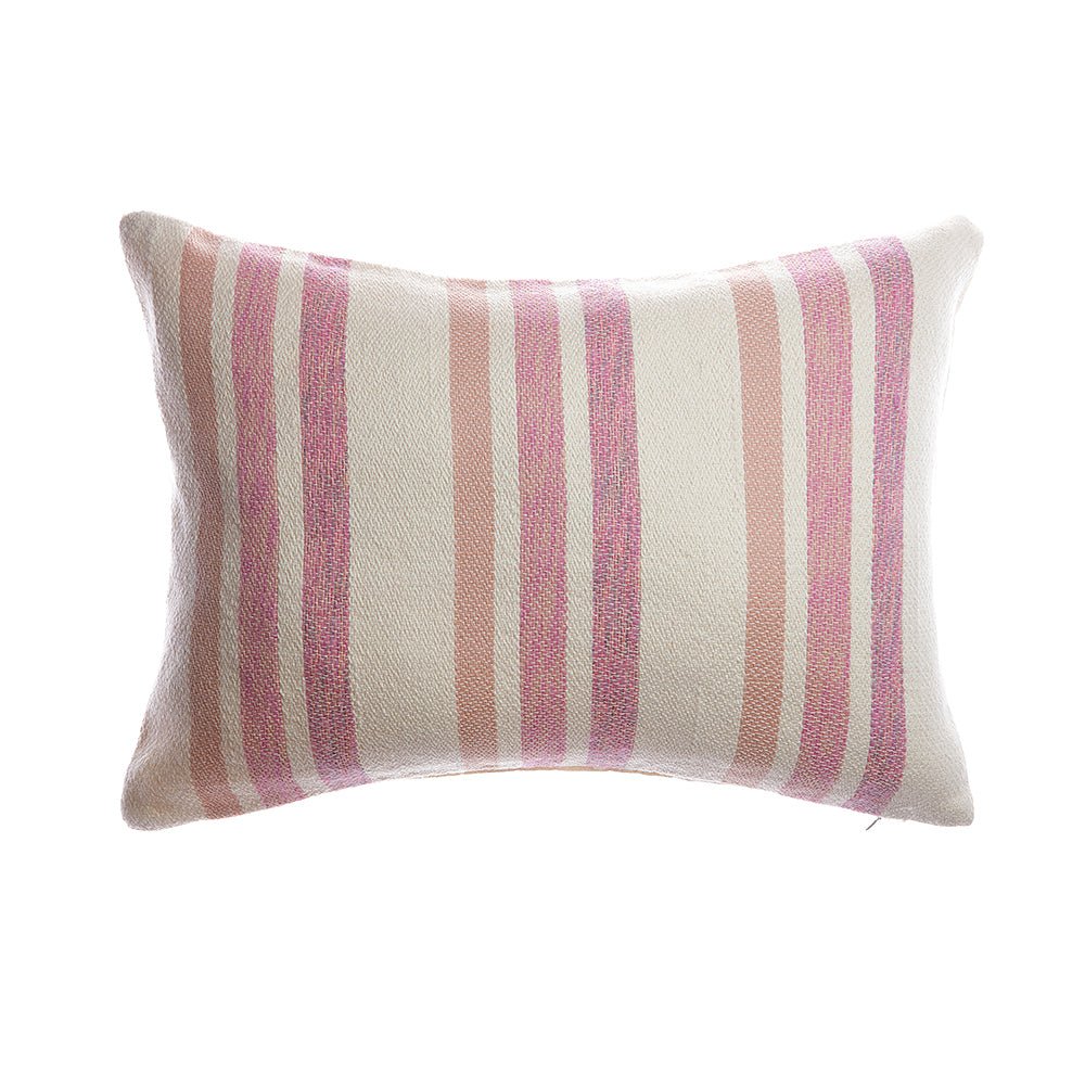 Soft Wool Woven Lumbar Pillow - Image 3