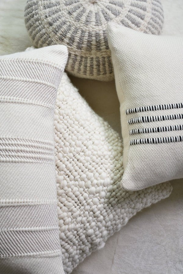 Natural Striped Decorative Pillow - Image 2