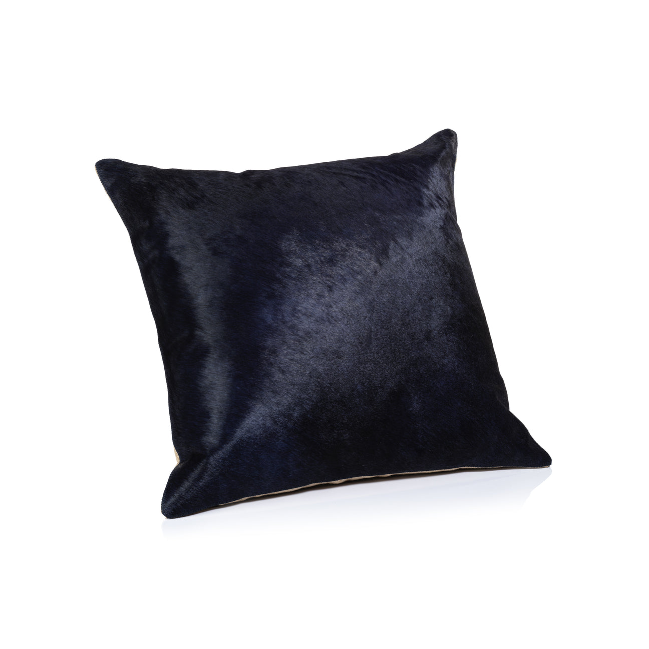 Hair on Hide Leather Throw Pillow